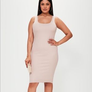 NWT Missguided nude tank dress